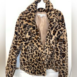 Women’s cheetah fur coat